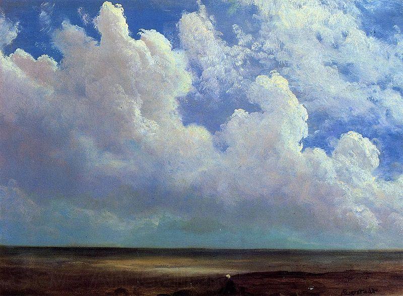 Albert Bierstadt Beach Scene Spain oil painting art